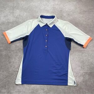 Zero Restriction Golf Polo Shirt Womens S Performance Athletic Casual